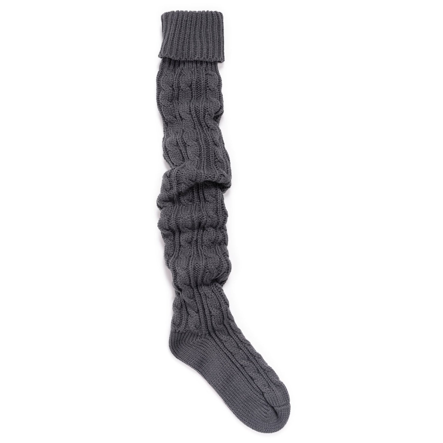 Muk Luks Chunky Cable Knit Over the Knee Socks