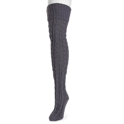 Muk Luks Chunky Cable Knit Over the Knee Socks