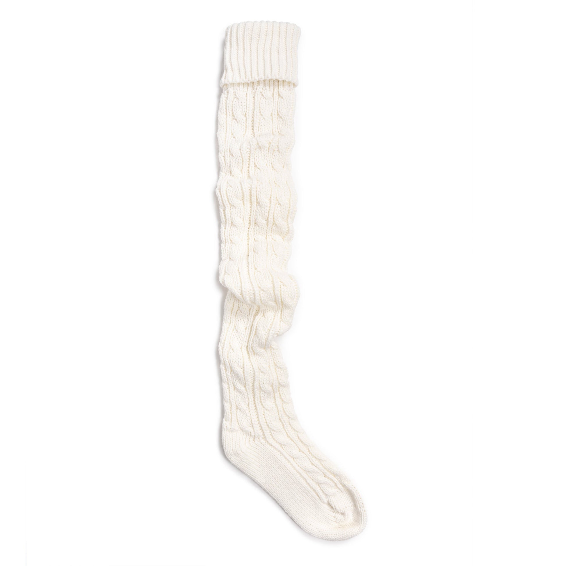 Muk Luks Chunky Cable Knit Over the Knee Socks