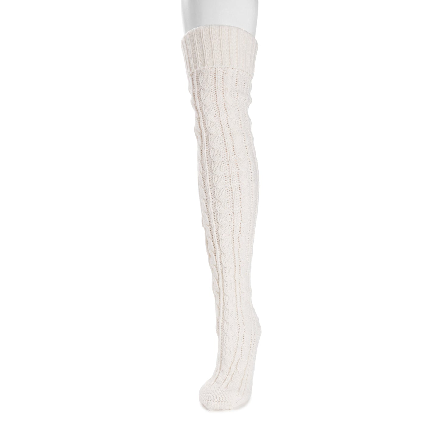 Muk Luks Chunky Cable Knit Over the Knee Socks