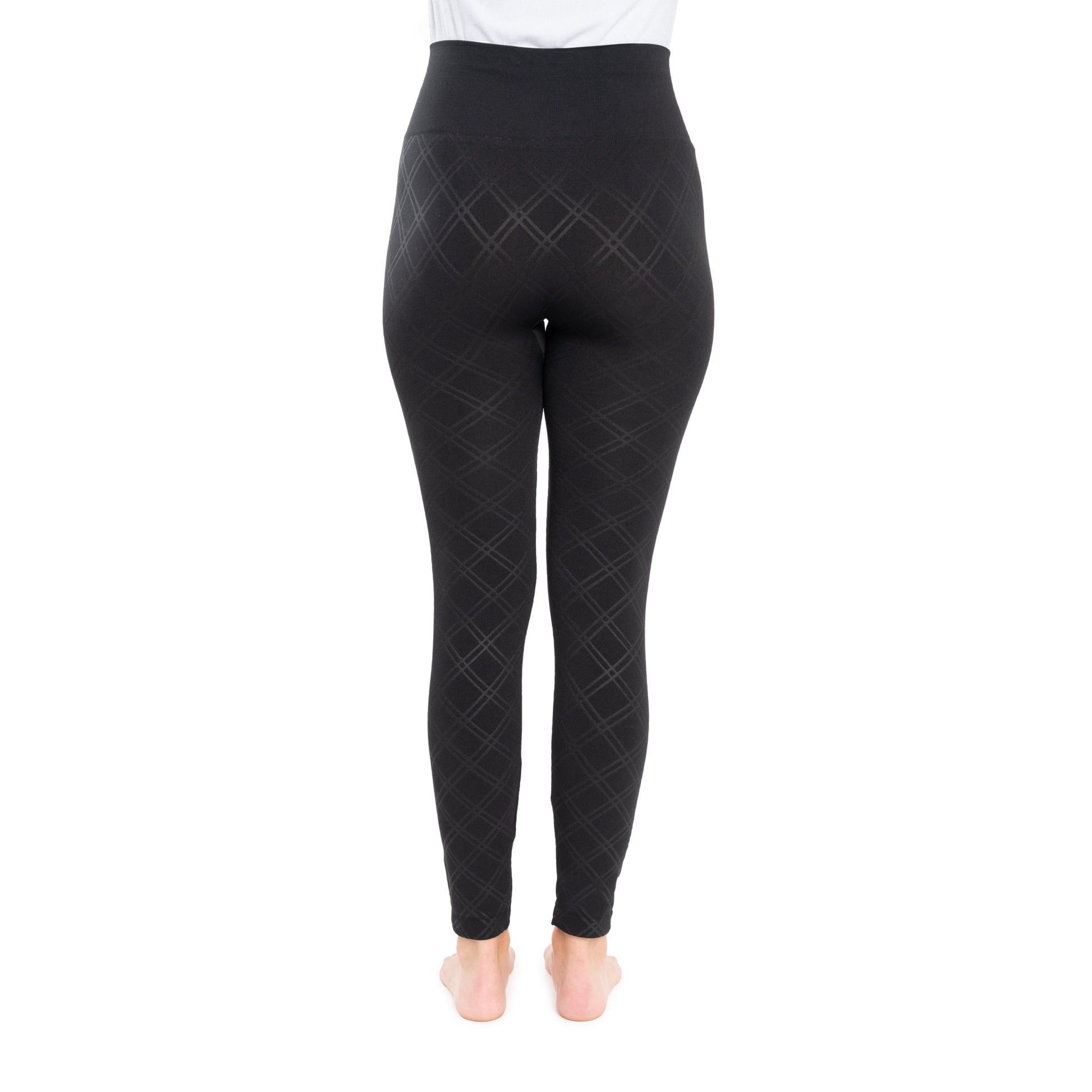 Muk Luks Fleece Lined Leggings with Wide Waistband