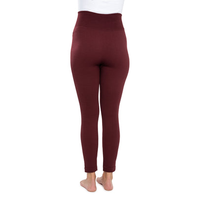 Muk Luks Fleece Lined Leggings with Wide Waistband