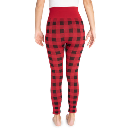 Muk Luks Fleece Lined Leggings with Wide Waistband