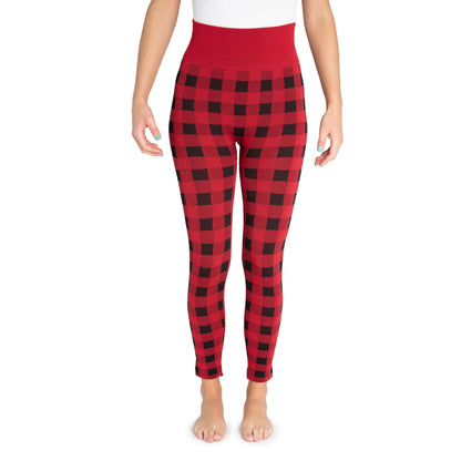 Muk Luks Fleece Lined Leggings with Wide Waistband