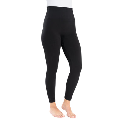 Muk Luks Fleece Lined Leggings with Wide Waistband