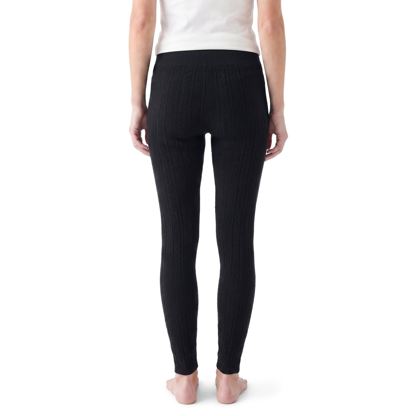 Muk Luks Fleece Lined Leggings with Wide Waistband