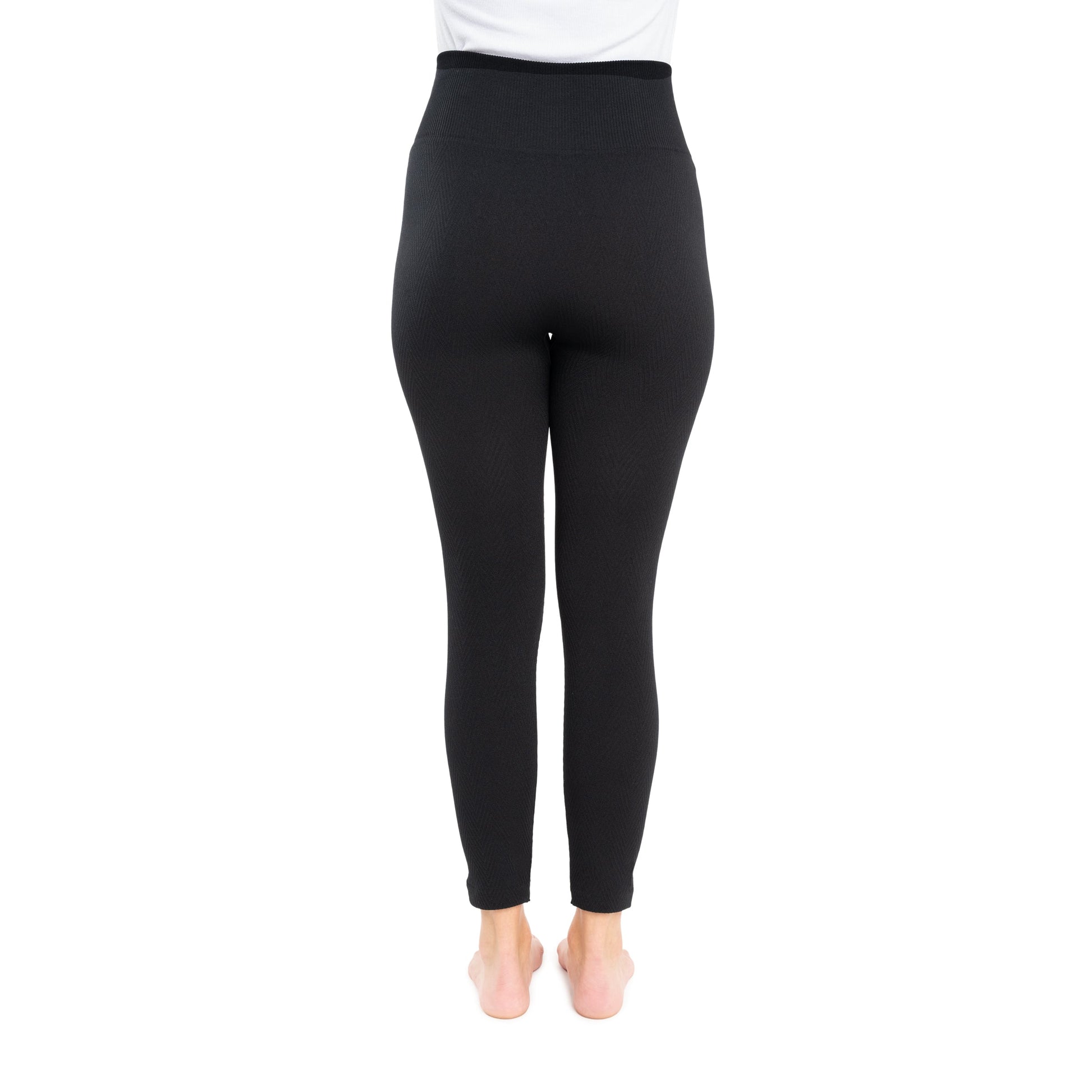 Muk Luks Fleece Lined Leggings with Wide Waistband