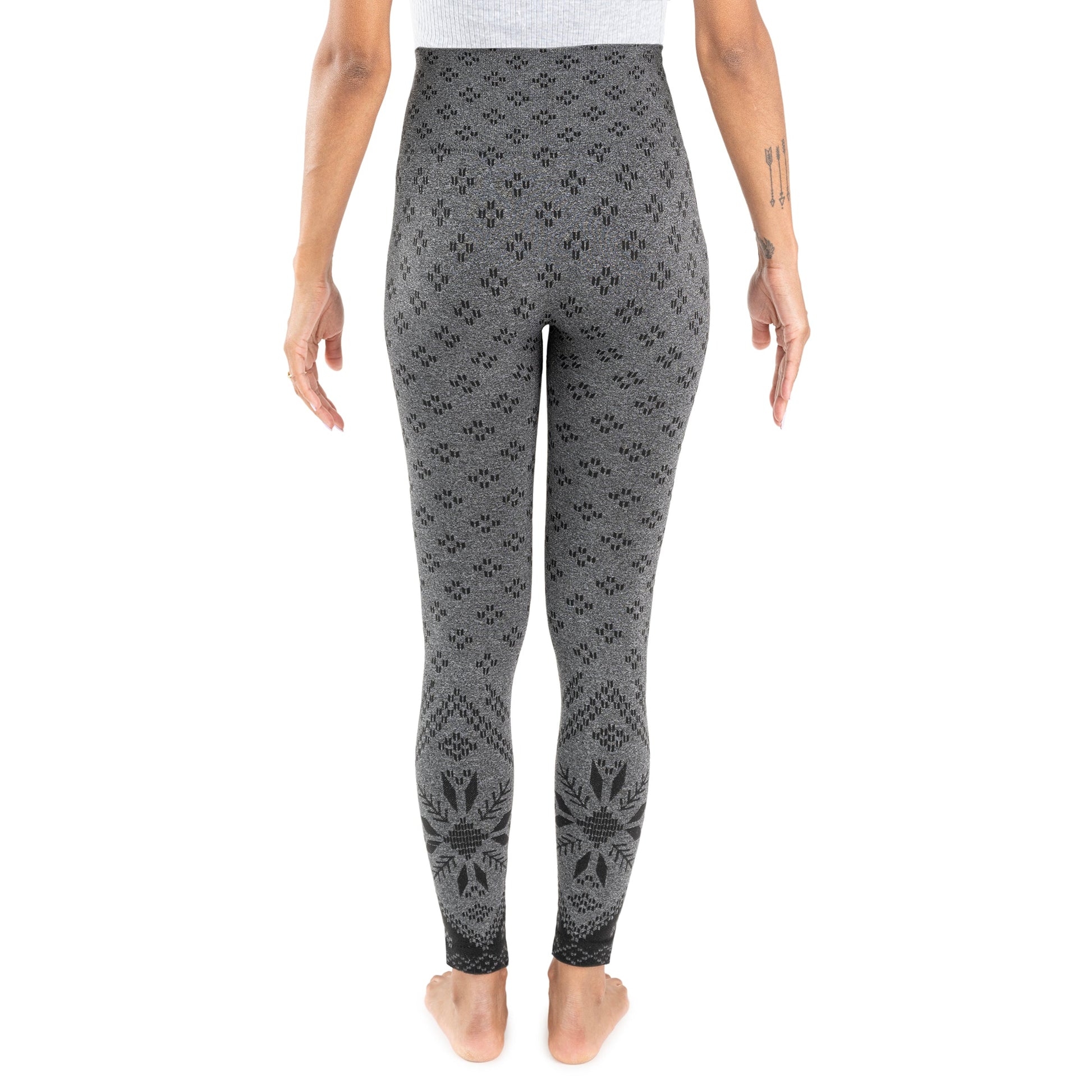 Muk Luks Fleece Lined Leggings with Wide Waistband