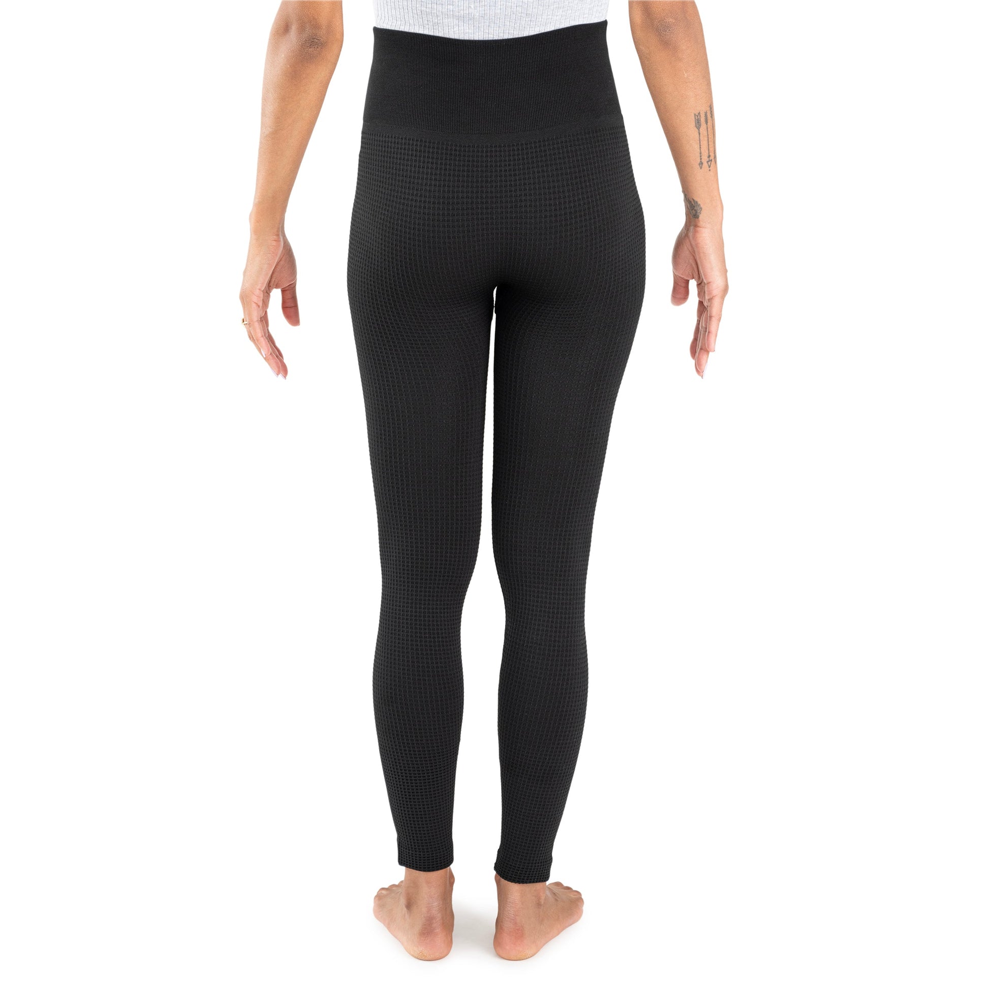 Muk Luks Fleece Lined Leggings with Wide Waistband