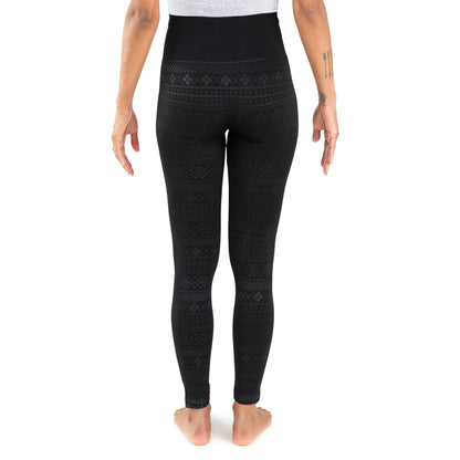 Muk Luks Fleece Lined Leggings with Wide Waistband