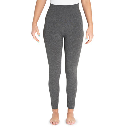 Muk Luks Fleece Lined Leggings with Wide Waistband