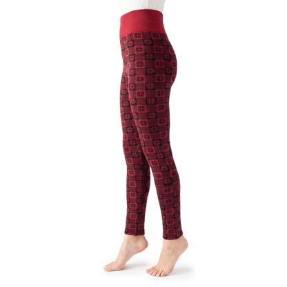 Muk Luks Fleece Lined Leggings with Wide Waistband