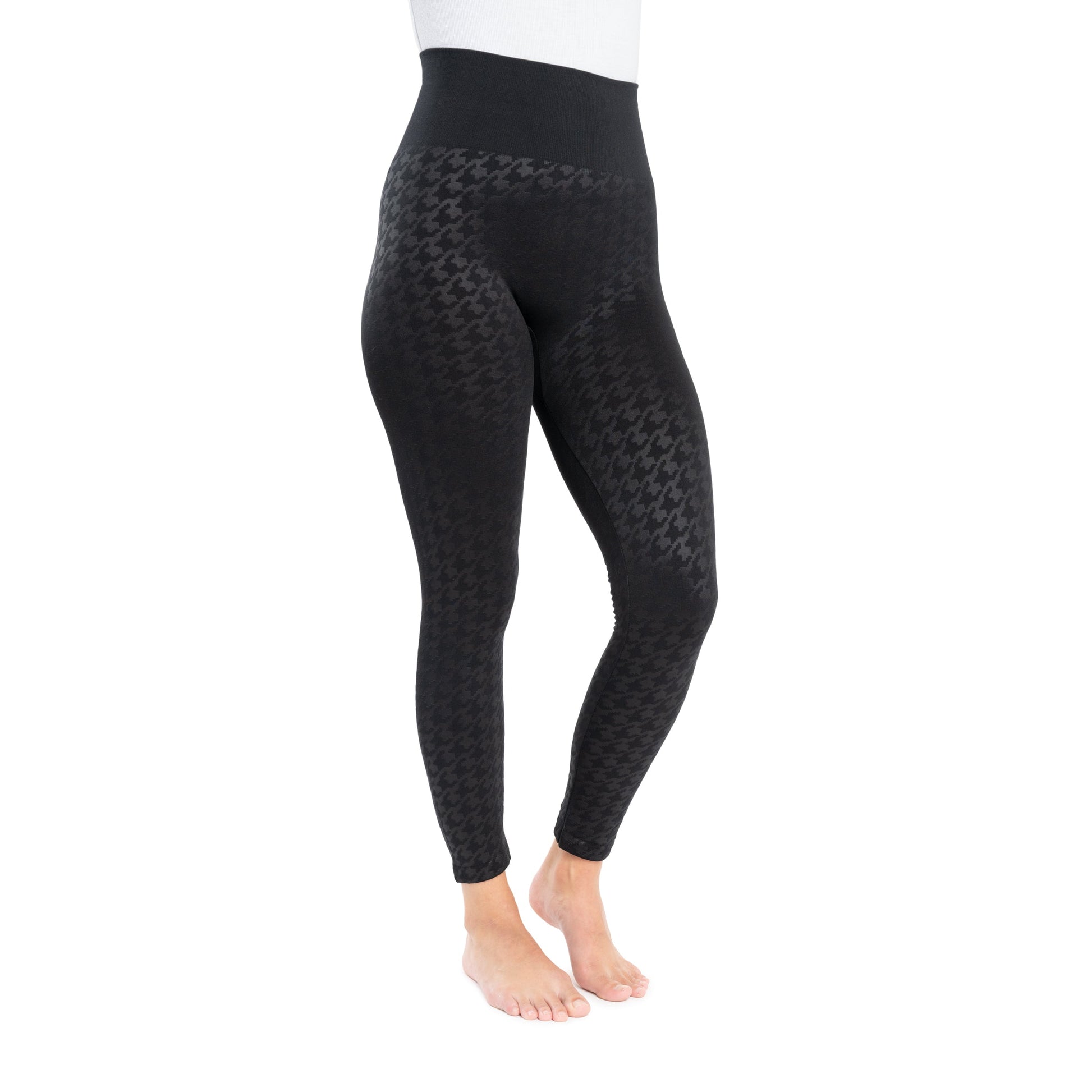 Muk Luks Fleece Lined Leggings with Wide Waistband