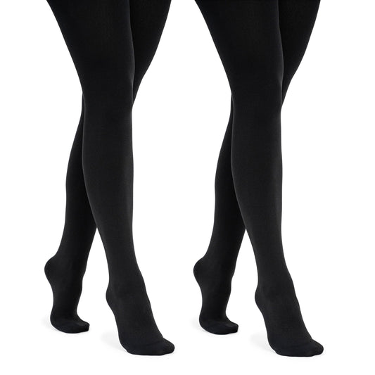 Muk Luks Fleece Lined 2-Pair Pack Tights