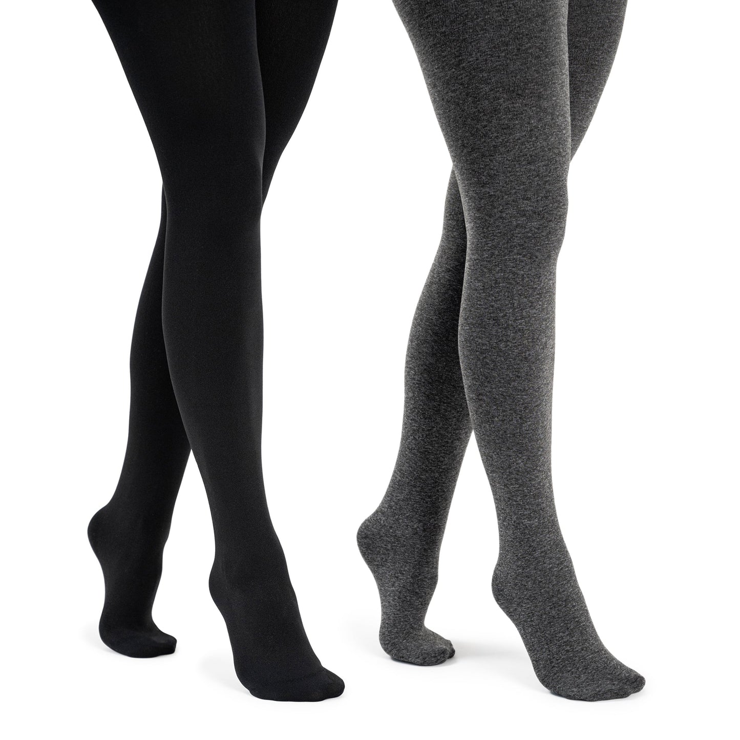 Muk Luks Fleece Lined 2-Pair Pack Tights