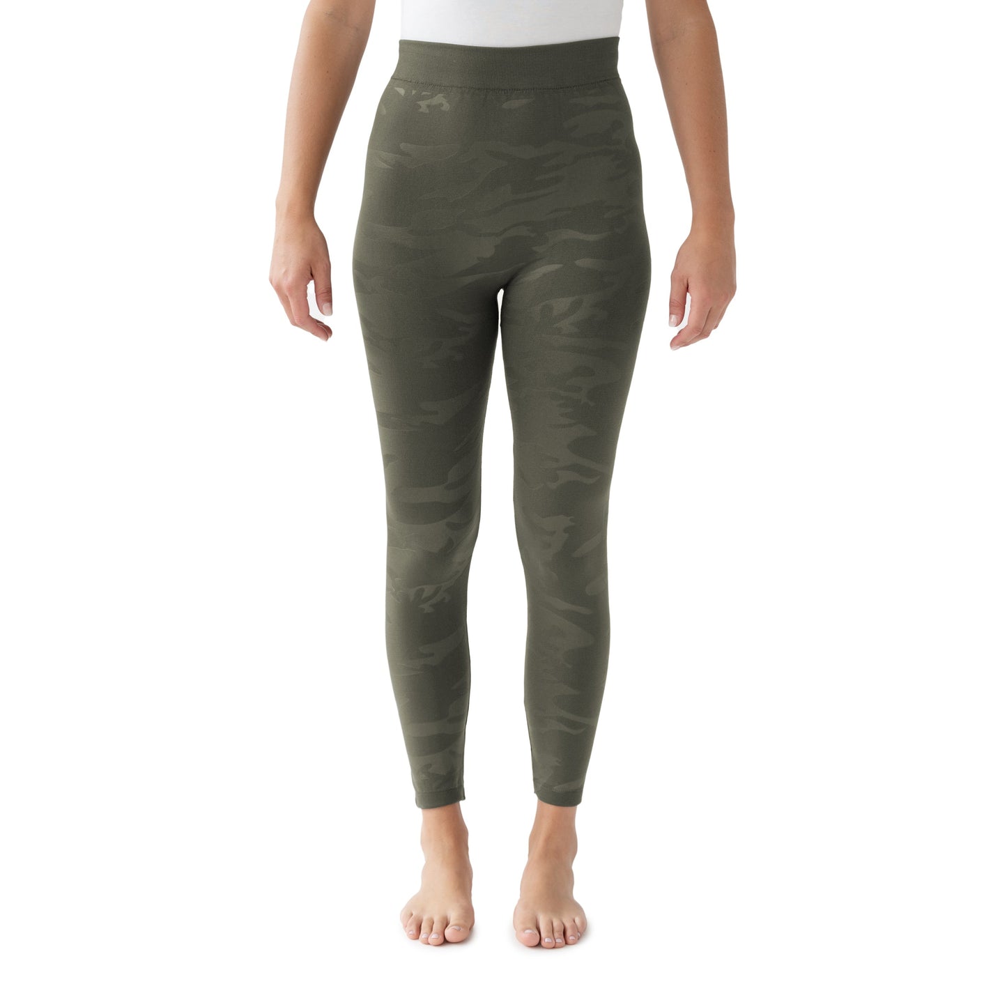 Muk Luks Fleece Lined Embossed Leggings
