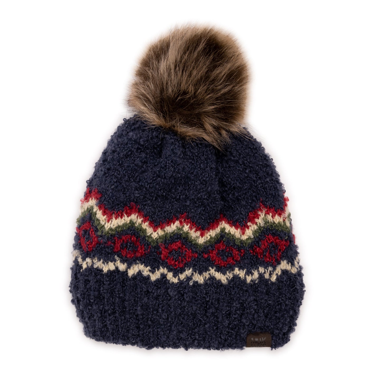 Muk Luks Boucle Patterned Hat