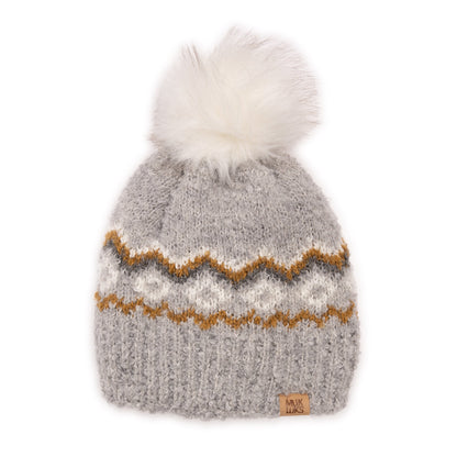 Muk Luks Boucle Patterned Hat