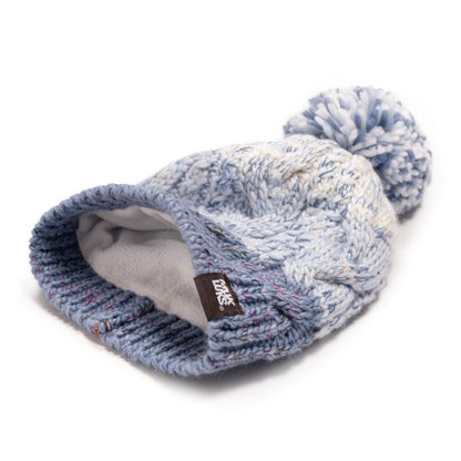 Muk Luks Colorblock Stripe Cable Beanie