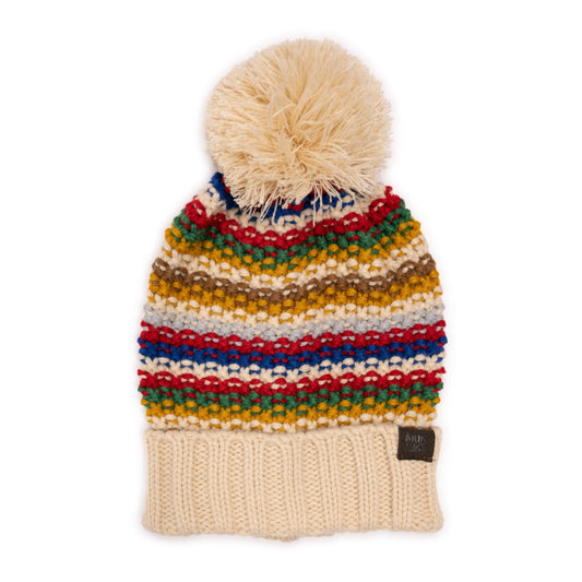 Muk Luks Textured Stripe Slouch Hat
