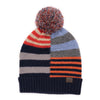 Blue Orange Color Block Stripes