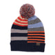 Blue Orange Color Block Stripes