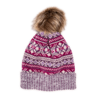 Muk Luks Chenille Eyelash Mix Hat