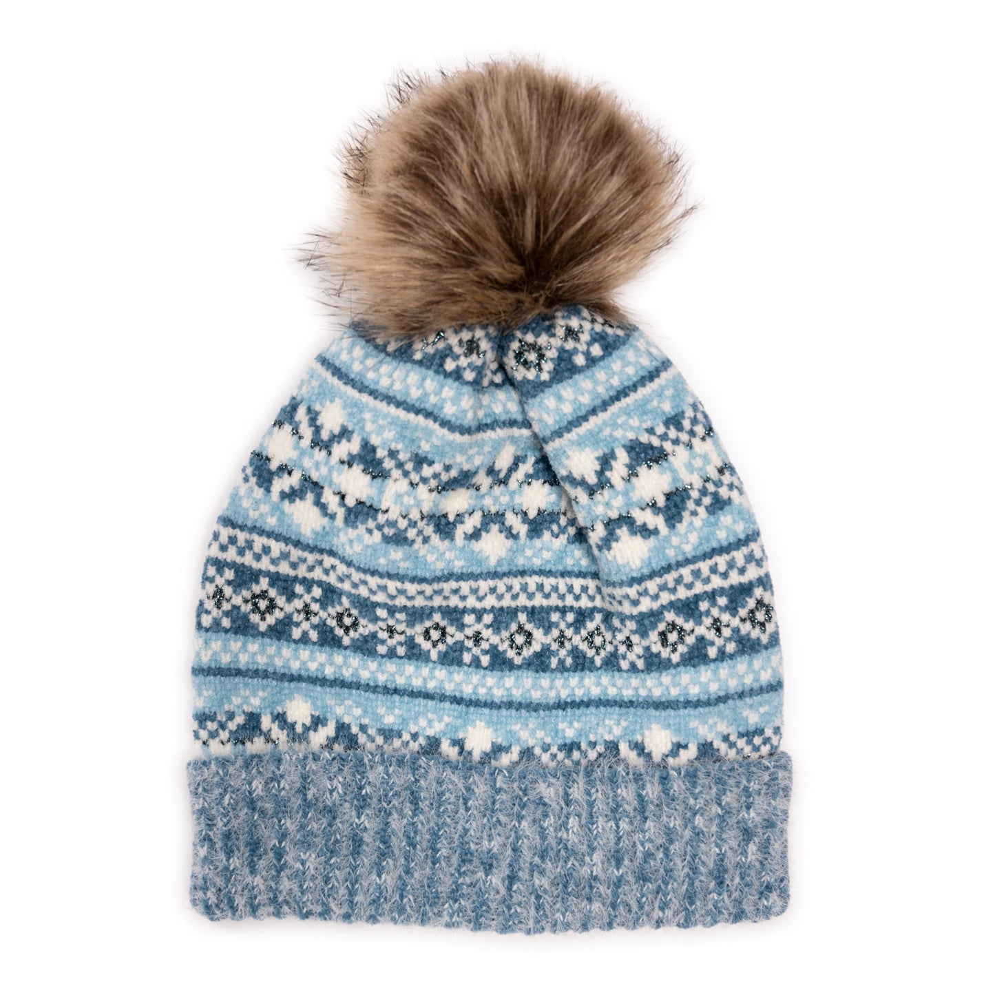 Muk Luks Chenille Eyelash Mix Hat