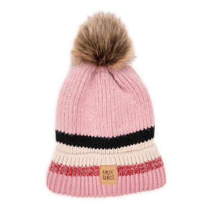 Muk Luks Eyelash Mix Ribbed Hat