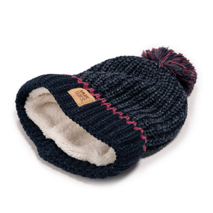 Muk Luks Marled Chunky Stitch Hat