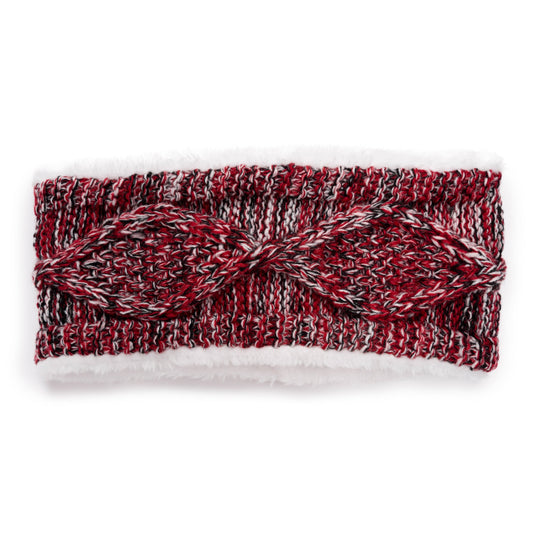 Muk Luks Cable Knit Headband Licorice