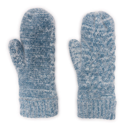 Muk Luks Chenille Eyelash Mix Mitten