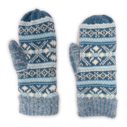 Muk Luks Chenille Eyelash Mix Mitten