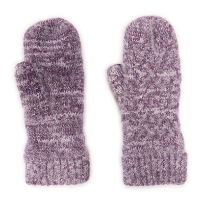 Muk Luks Chenille Eyelash Mix Mitten