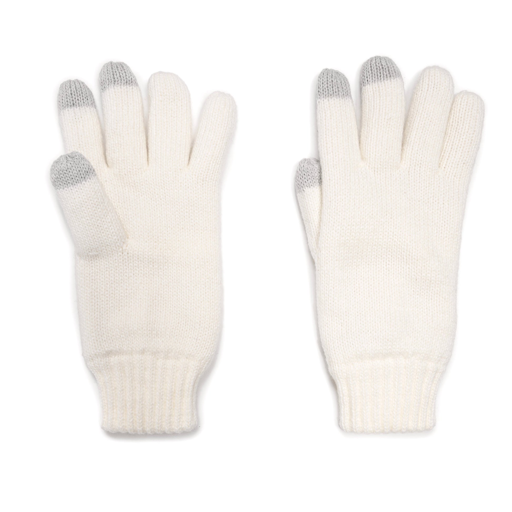 Muk Luks Heat Retainer Gloves Medium Gray Heather