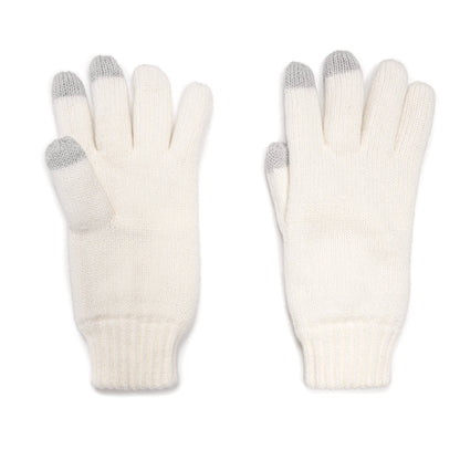 Muk Luks Heat Retainer Gloves Medium Gray Heather