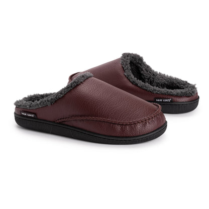 Muk Luks Faux Leather Clog Slippers