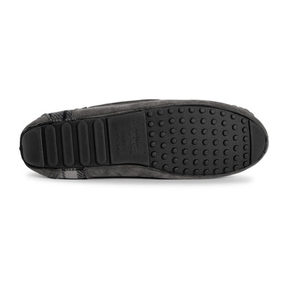 Muk Luks Emmett Moccasin Slippers Dark Brown