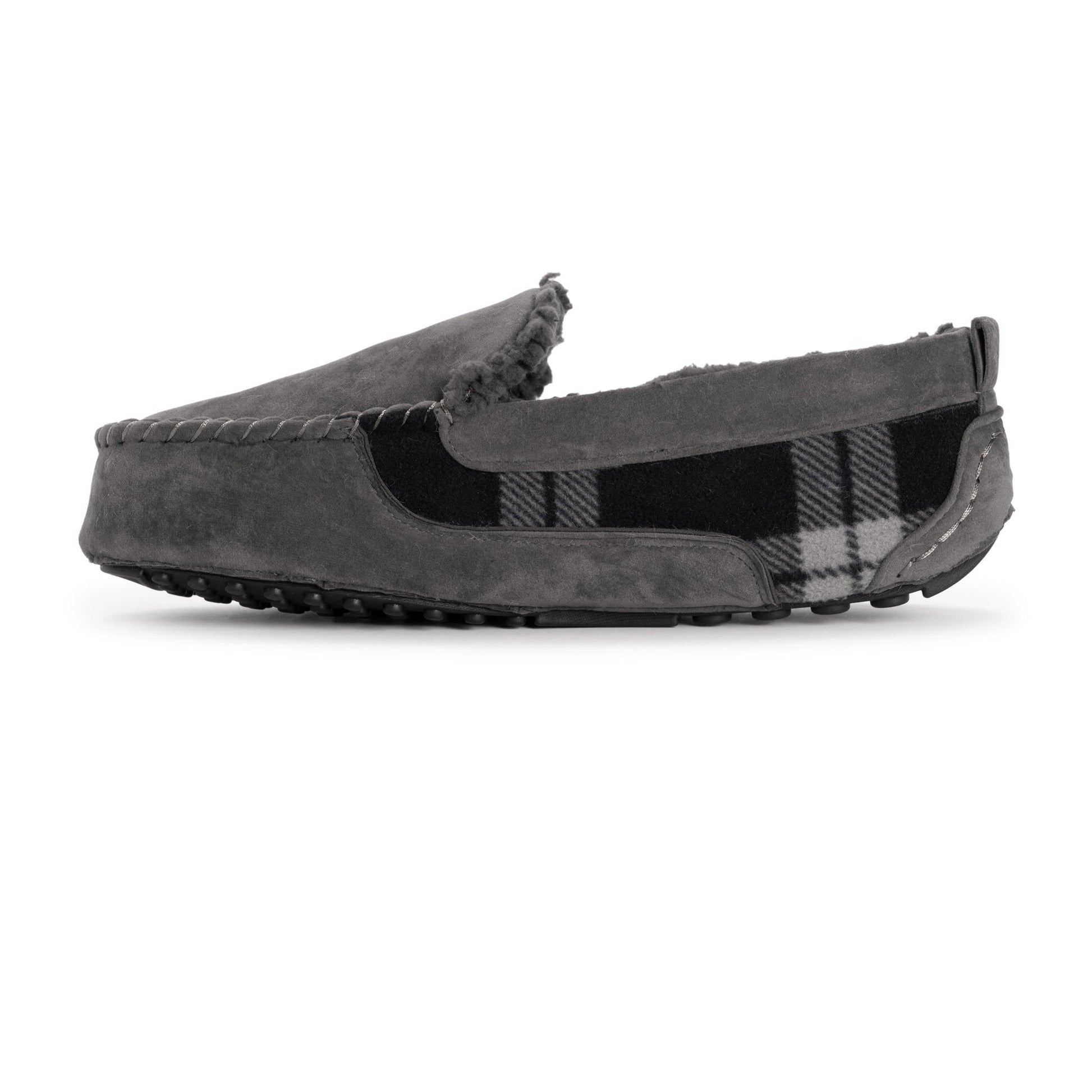 Muk Luks Emmett Moccasin Slippers Dark Brown