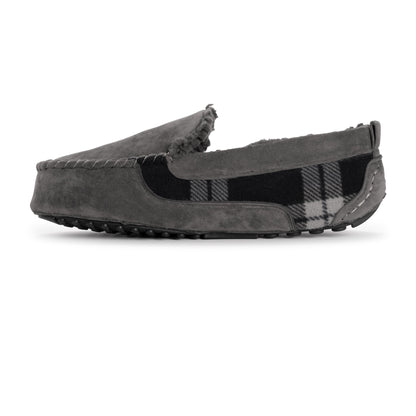 Muk Luks Emmett Moccasin Slippers Dark Brown