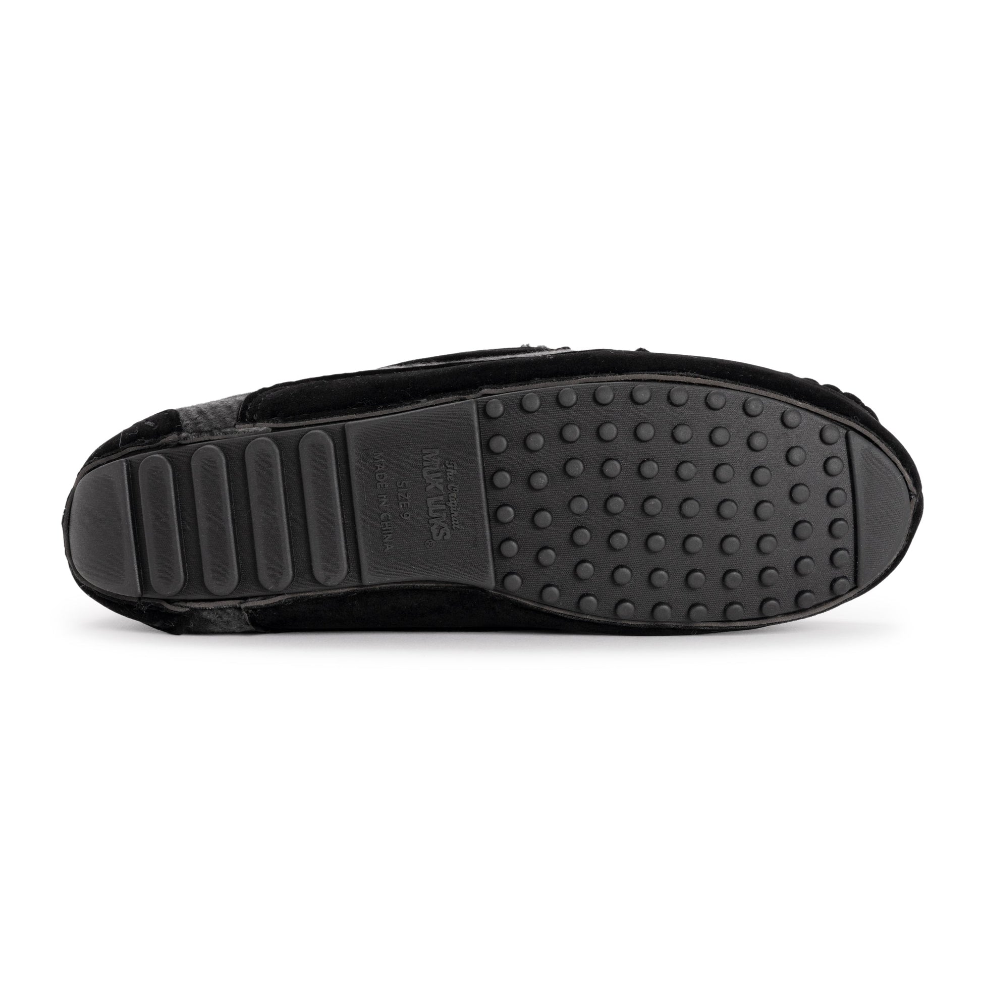 Muk Luks Emmett Moccasin Slippers Dark Brown