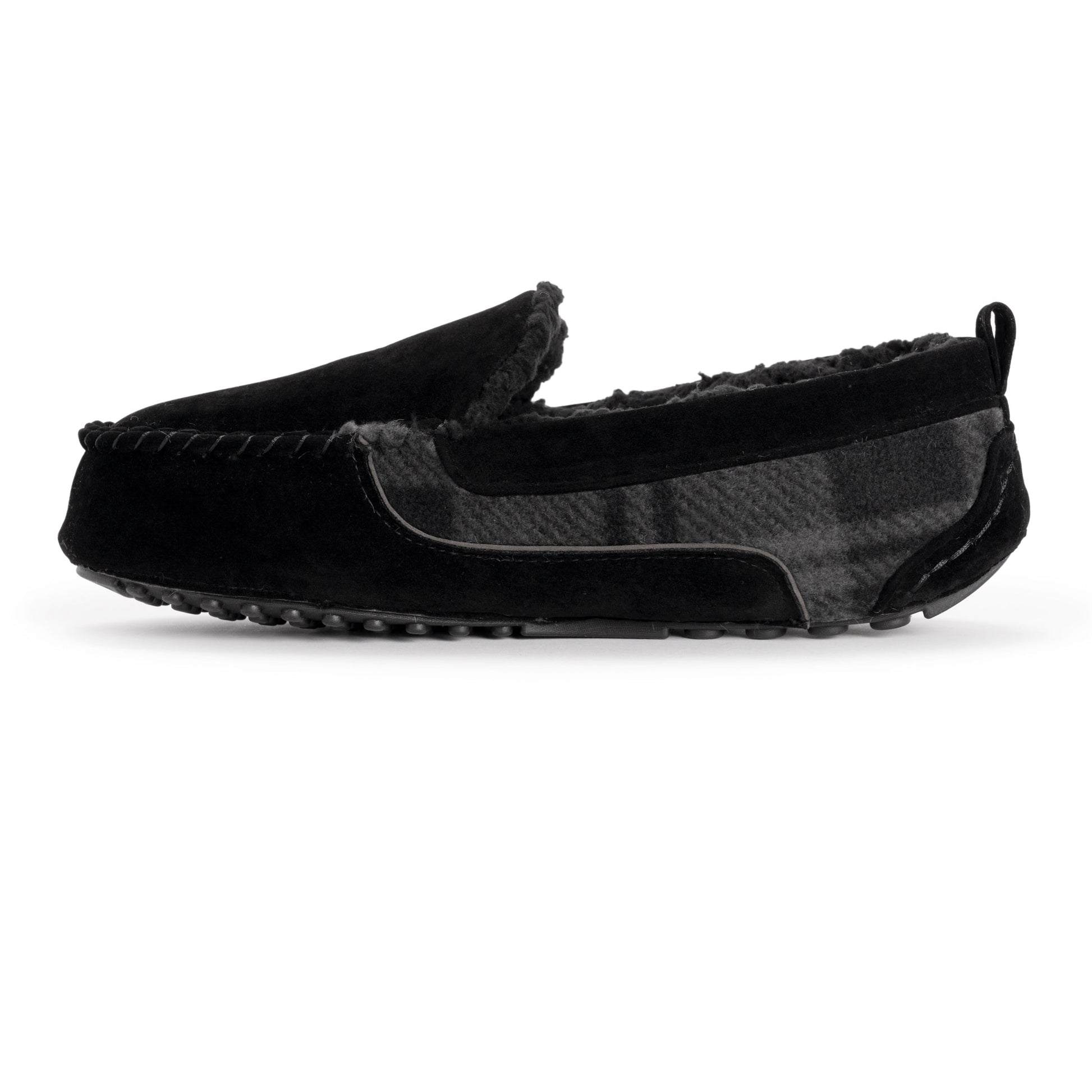 Muk Luks Emmett Moccasin Slippers Dark Brown