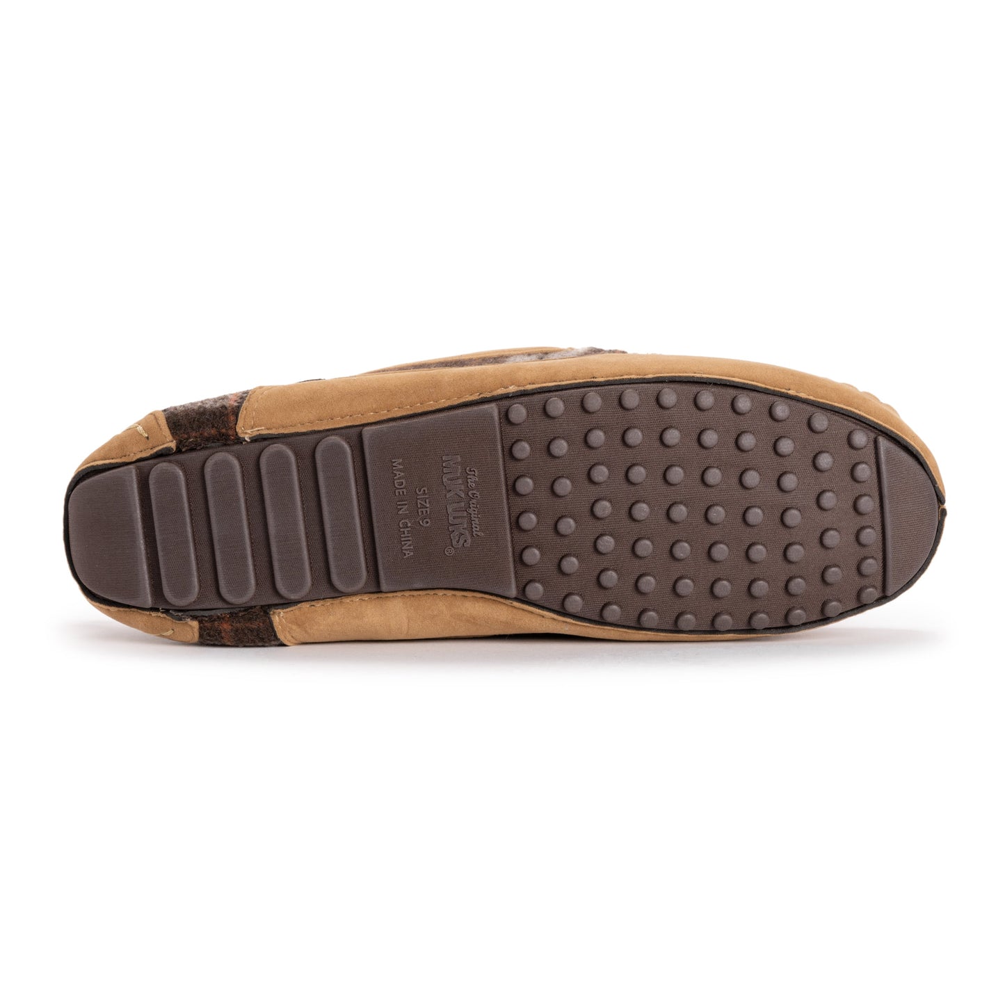 Muk Luks Emmett Moccasin Slippers Dark Brown