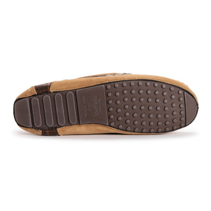 Muk Luks Emmett Moccasin Slippers Dark Brown