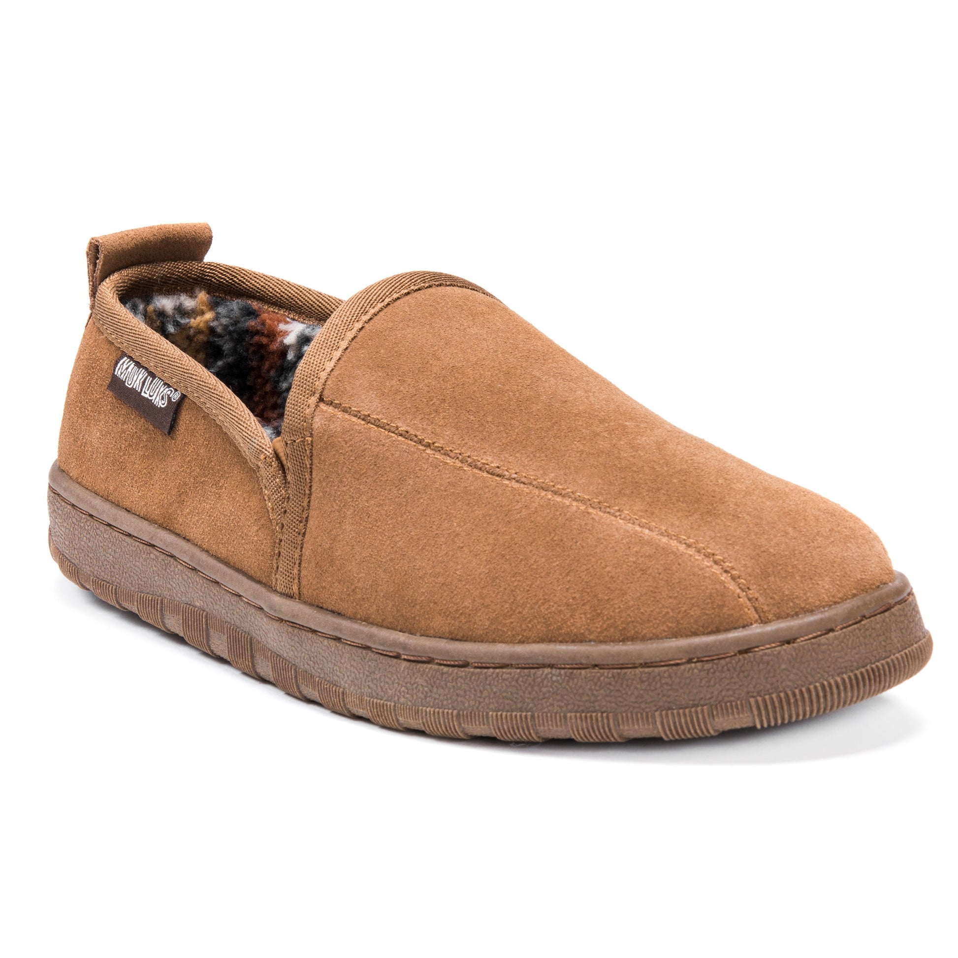 Muk Luks Eric Suede Moccasin Slipper