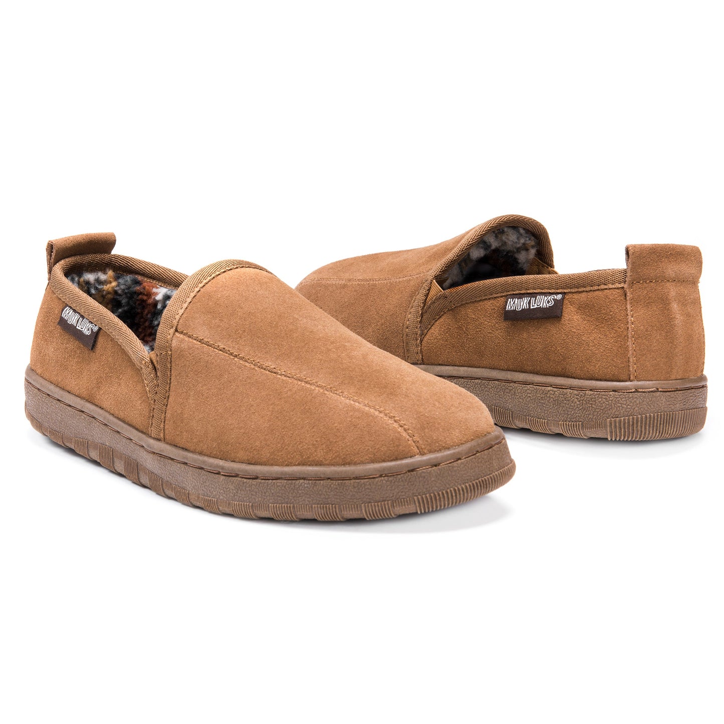 Muk Luks Eric Suede Moccasin Slipper