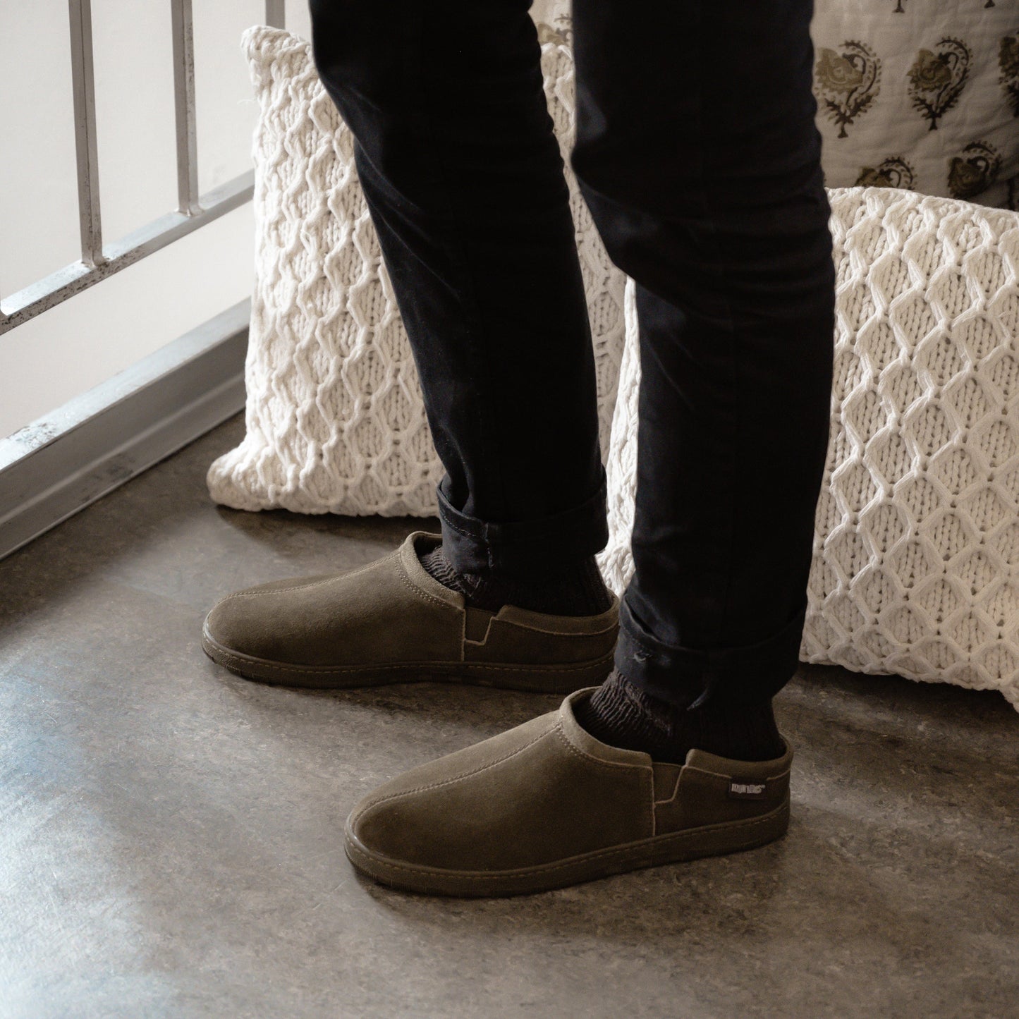 Muk Luks Matt Suede Clog Slippers