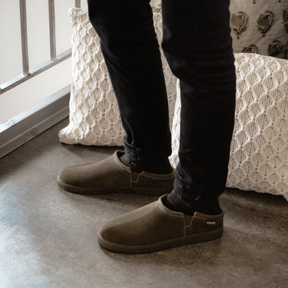 Muk Luks Matt Suede Clog Slippers