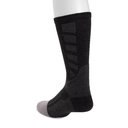Muk Luks 8 Inch Heat Retainer Hiking Socks Navy