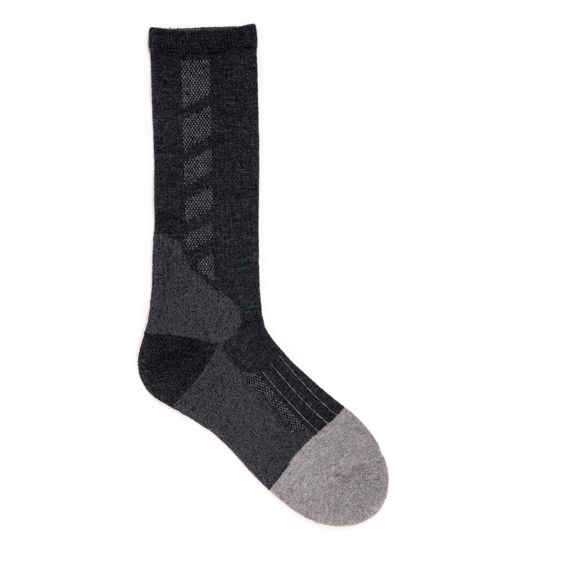 Muk Luks 8 Inch Heat Retainer Hiking Socks Navy